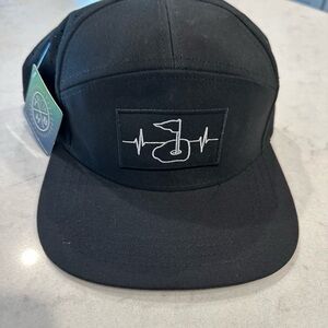 Men’s The Heartbeat Brand love of Golf baseball Cap with Embroidered Logo NWT
